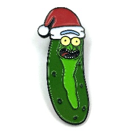 Rick and Morty: Christmas Pickle Rick Enamel Pin