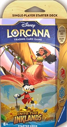 Disney Lorcana: Into the Inklands Starter Deck: Plenty of Pluck (Ruby Sapphire)