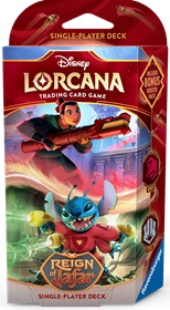 Disney Lorcana: Reign of Jafar Starter Deck (Steel/Ruby)
