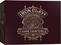 Iron Clays Game Counters (200) - USED - By Seller No: 12677 Kathryn R Robertson