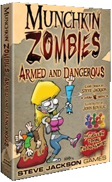 Munchkin Zombies: Armed and Dangerous Expansion w/ Zombie Pawns