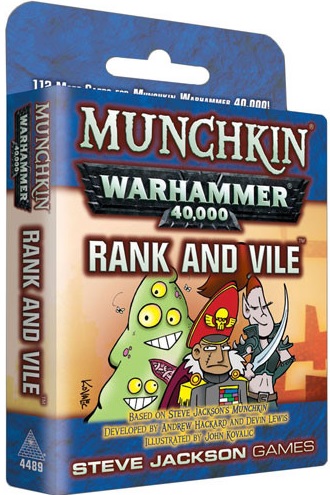 Munchkin Warhammer 40k: Rank and Vile Expansion