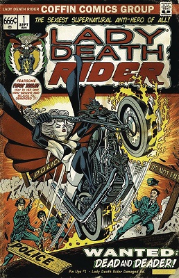 Lady Death Pin Ups no. 1: Rider (Damaged Edition) (2018)