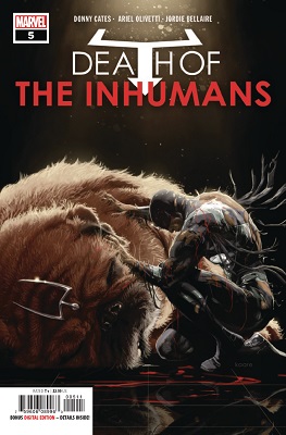 Death of Inhumans no. 5 (5 of 5) (2018 series)