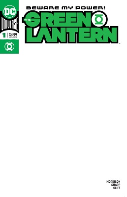 Green Lantern no. 1 (Blank Variant) (2018 Series)