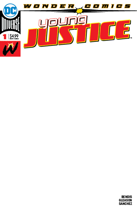 Young Justice no. 1 (Blank Variant) (2019 Series)