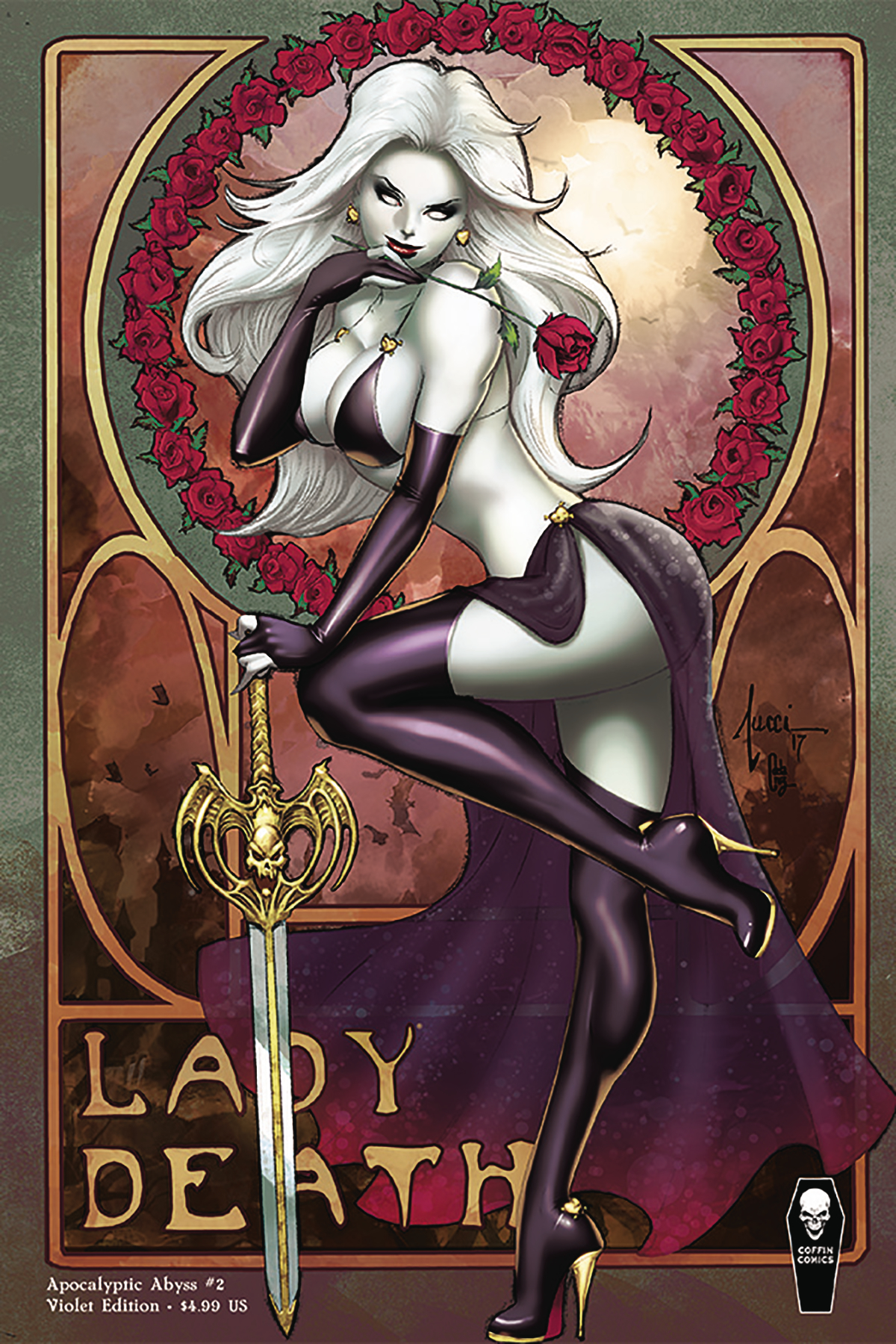 Lady Death: Apocalyptic Abyss no. 2 (Violet Variant) (2019 Series) (MR)