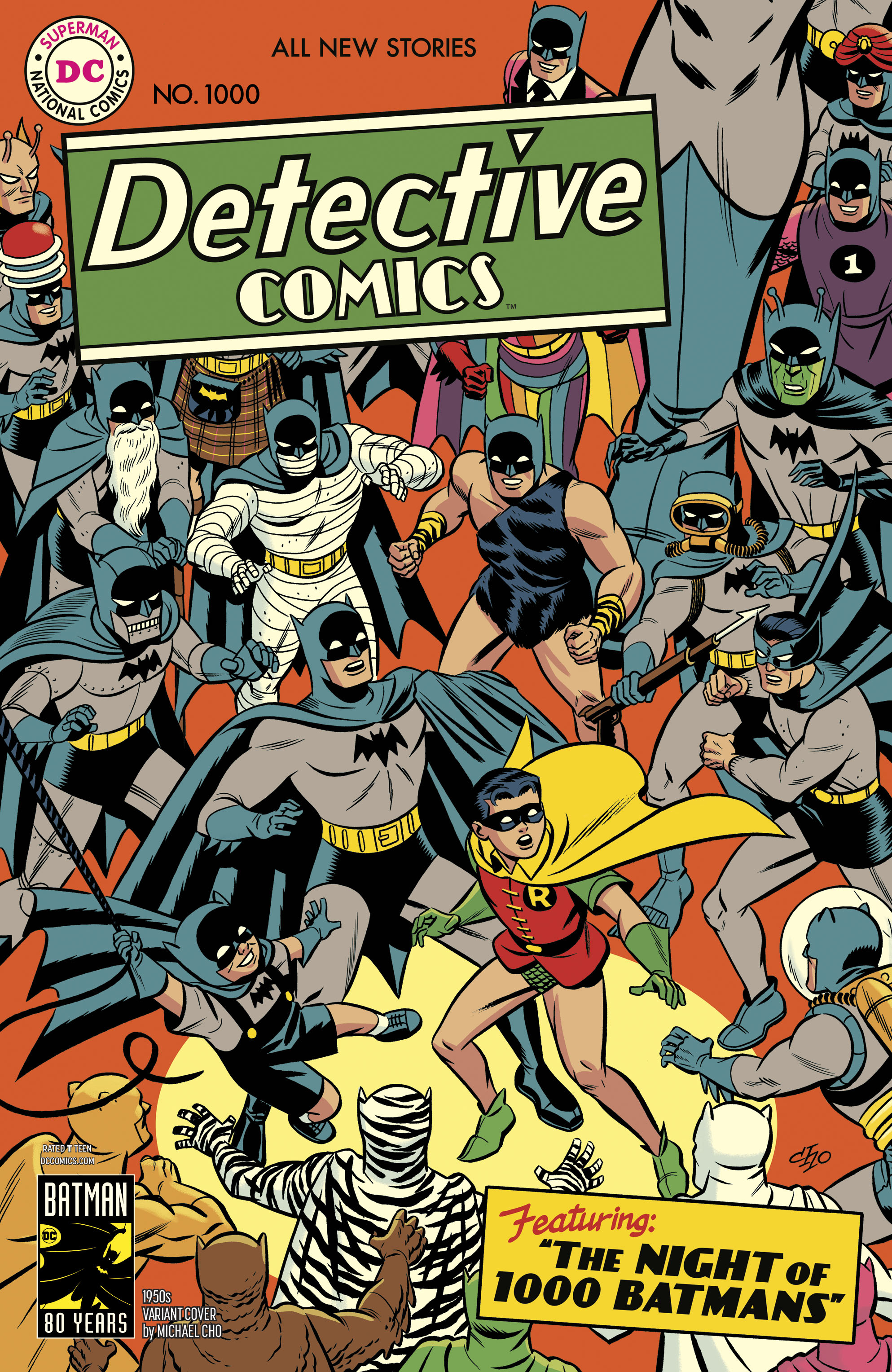 Detective Comics no. 1000 (1950 Variant) (1937 Series)