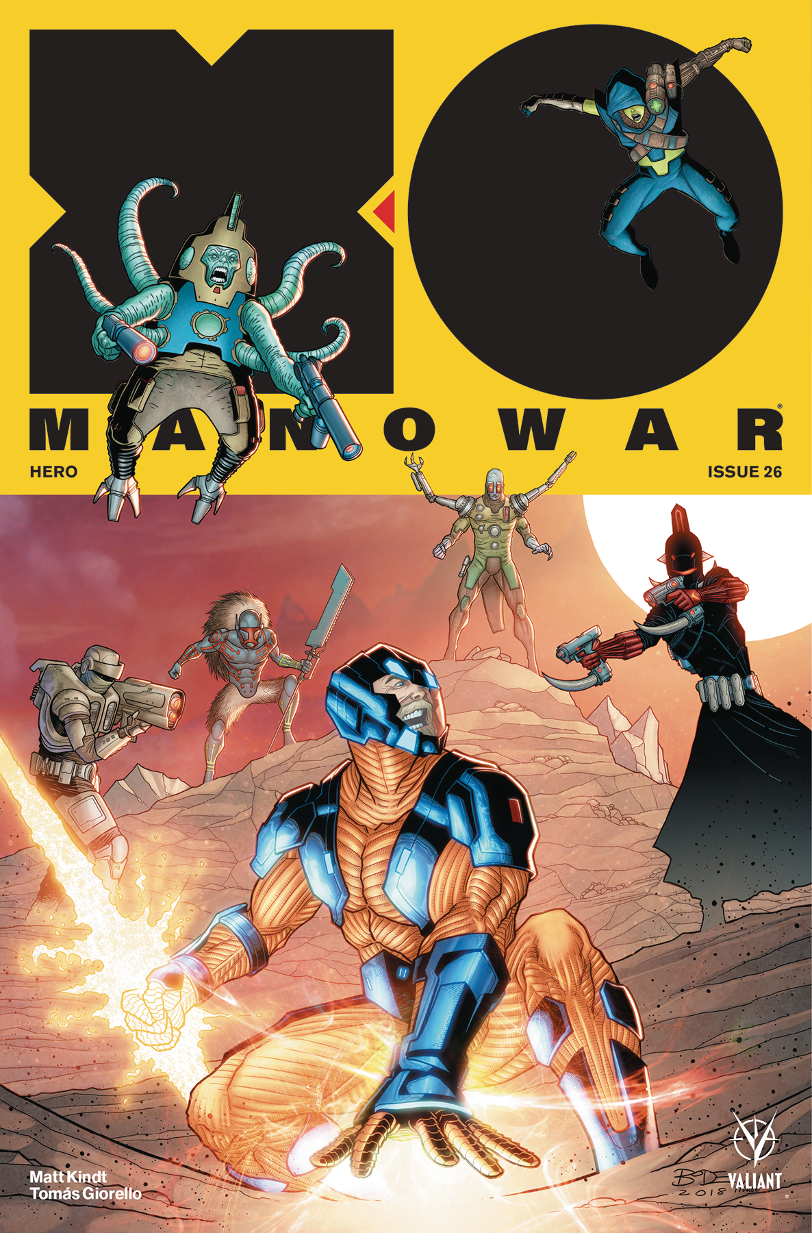 X-O Manowar no. 26 (Variant B) (2017 Series)