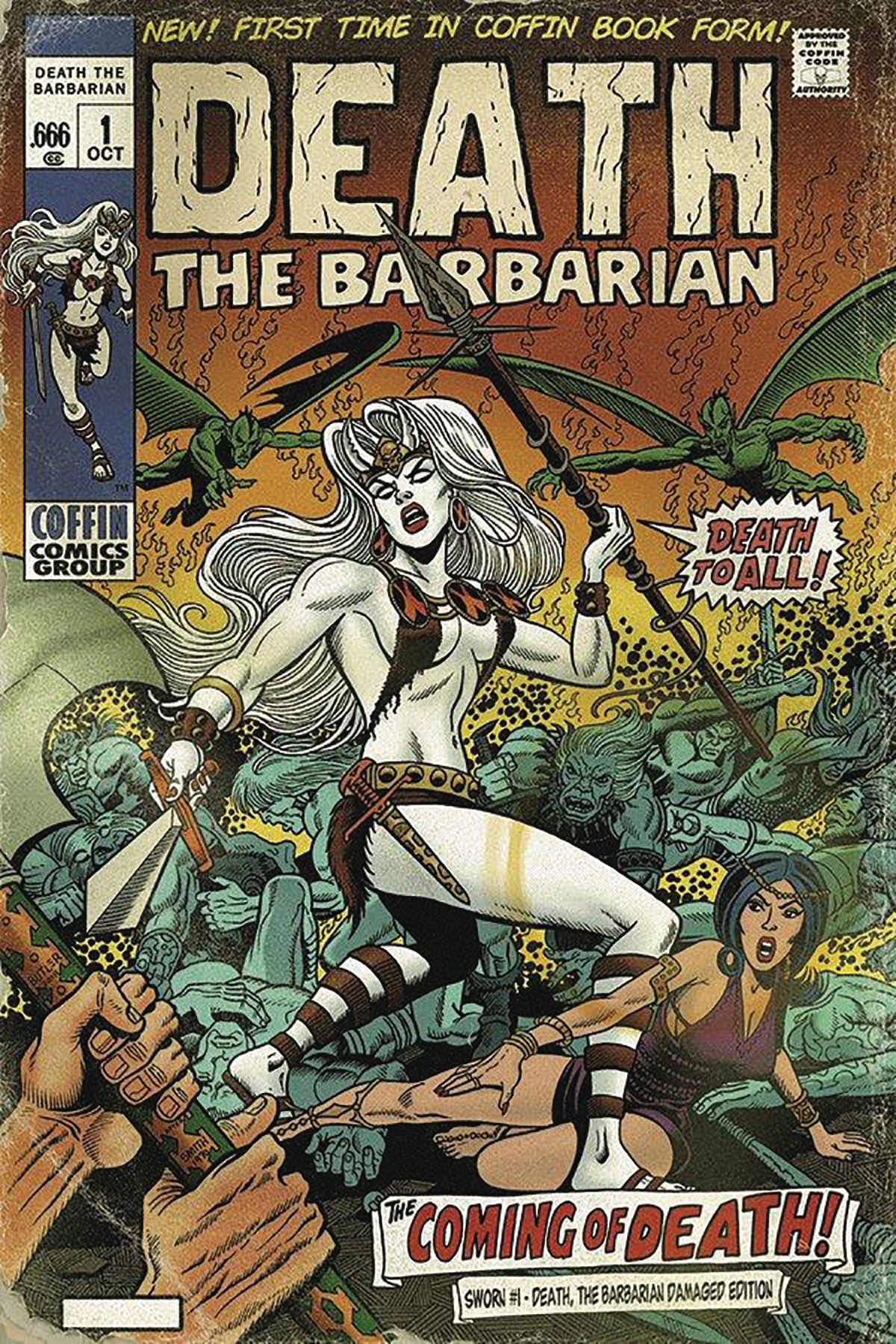 Lady Death Sworn: Death the Barbarian no. 1 (Damaged Edition) (2019)