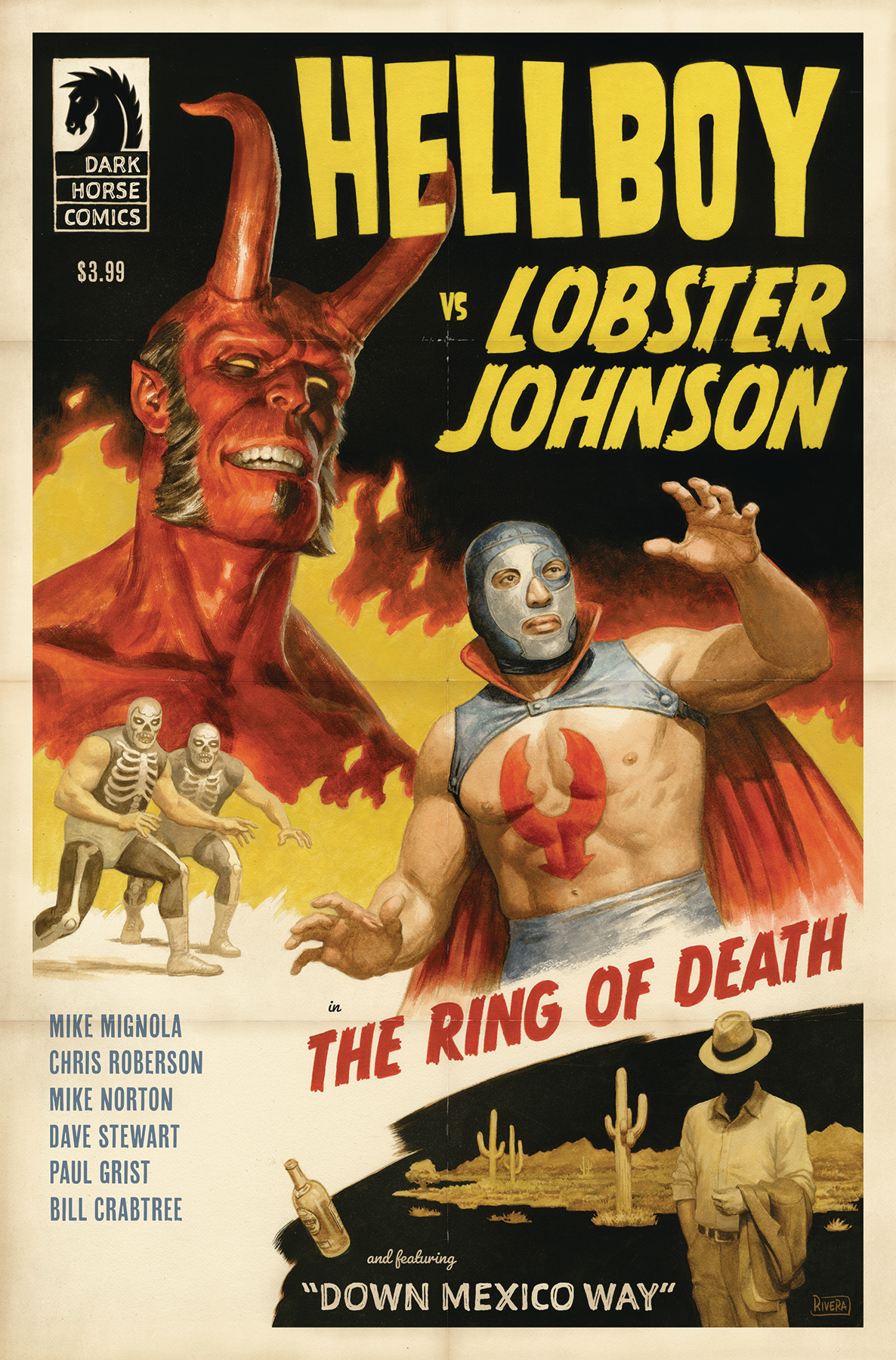 Hellboy vs Lobster Johnson: Ring of Death no. 1 (2019 One Shot)