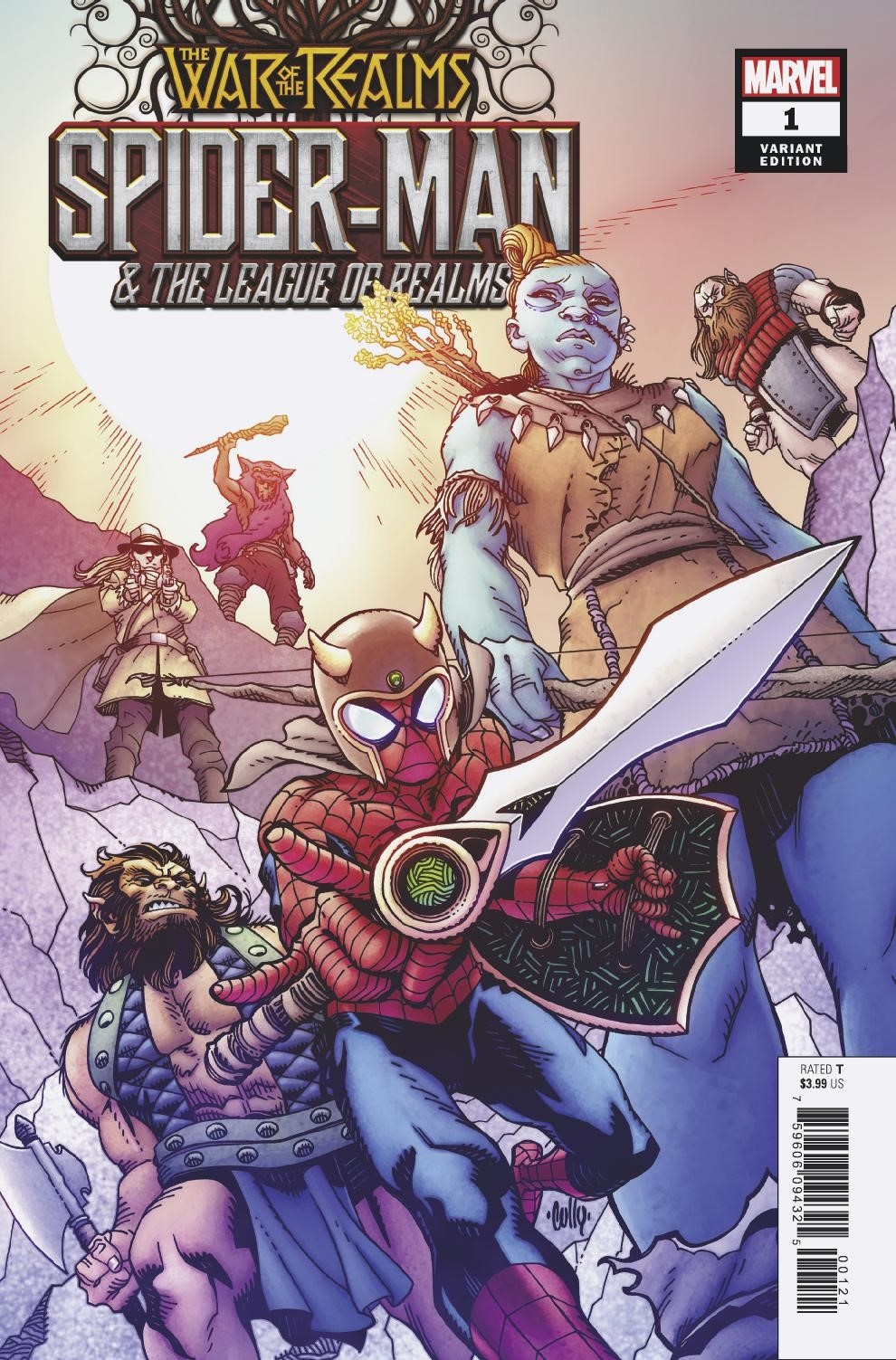 War of the Realms: Spider-Man and the League of Realms no. 1 (Variant) (2019 Series)