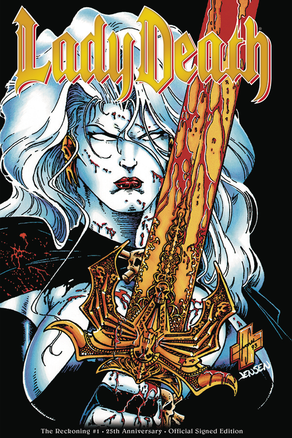 Lady Death: The Reckoning no. 1 (25th Anniversary Signed Cover) (2019)