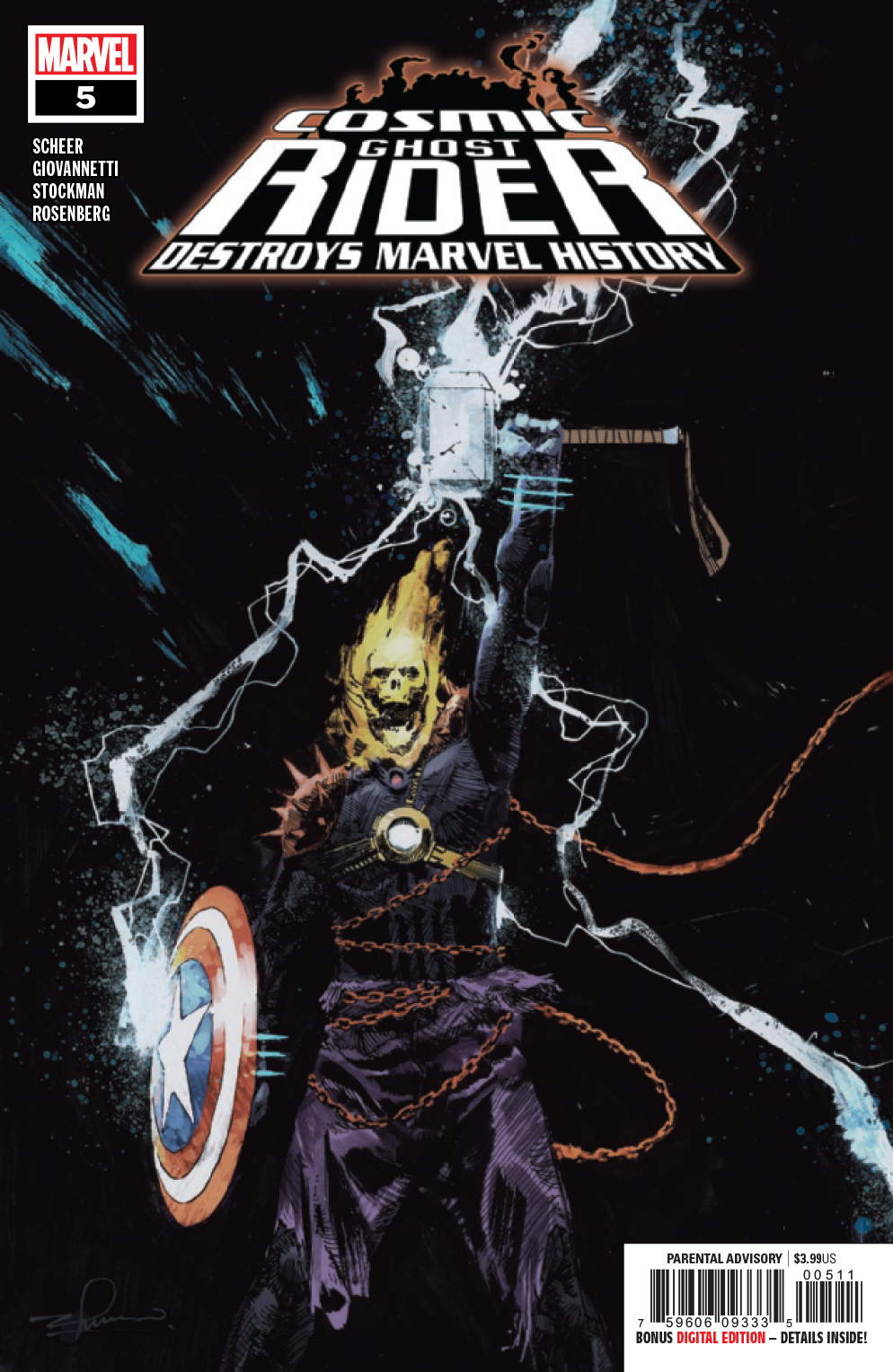 Cosmic Ghost Rider Destroys Marvel History no. 5 (2019 Series)