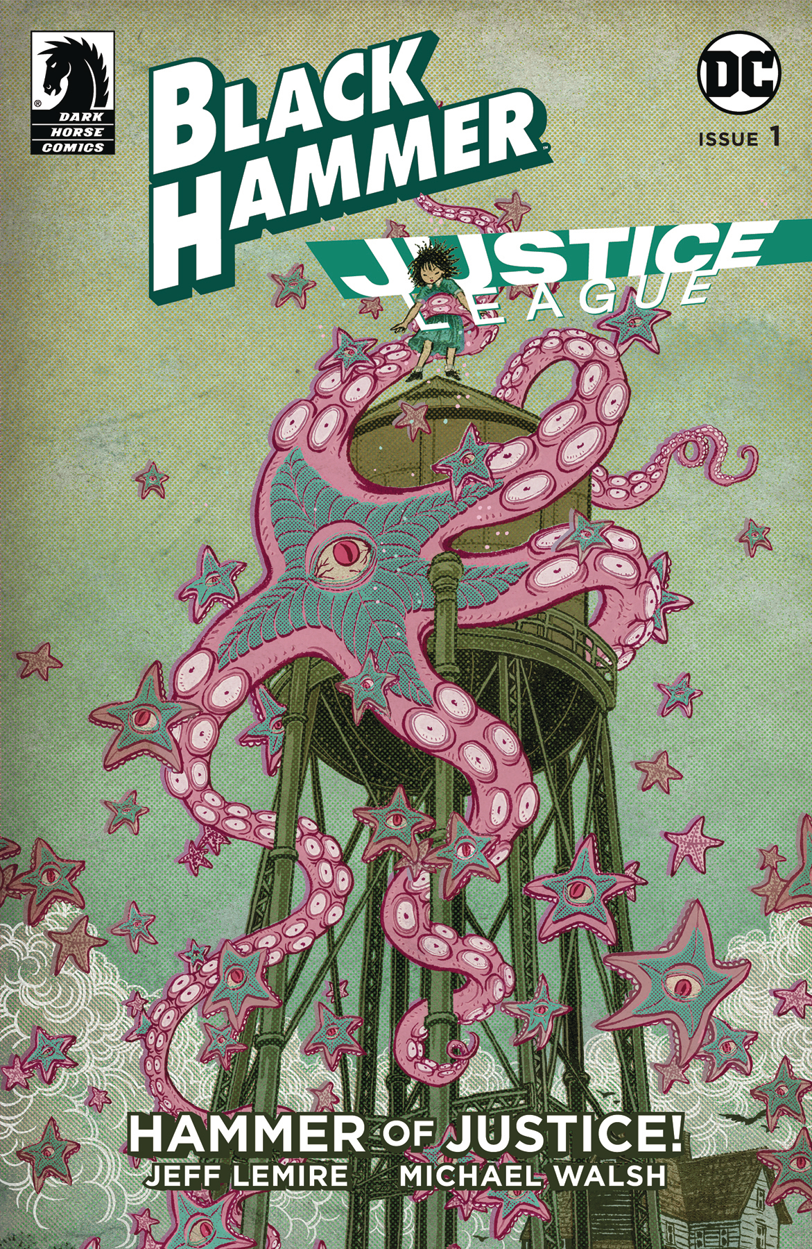 Black Hammer Justice League no. 1 (Shimizu Variant) (1 of 5) (2019 Series)