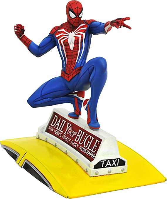 PS4 Spider-Man on Taxi PVC Diorama