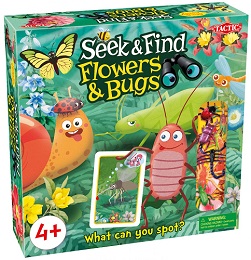 Seek and Find: Flowers and Bugs Board Game