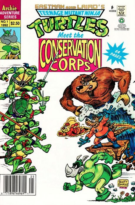 Teenage Mutant Ninja Turtles Adventures Meet the Conservation Corps (1989)  - Used