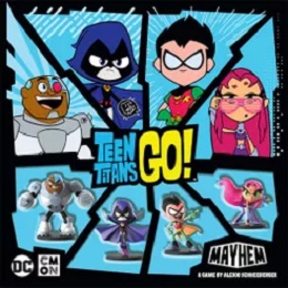 Teen Titans GO! Mayhem Board Game - USED - By Seller No: 7709 Tom Schertzer