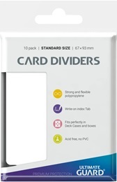 Card Dividers: Standard Size: White