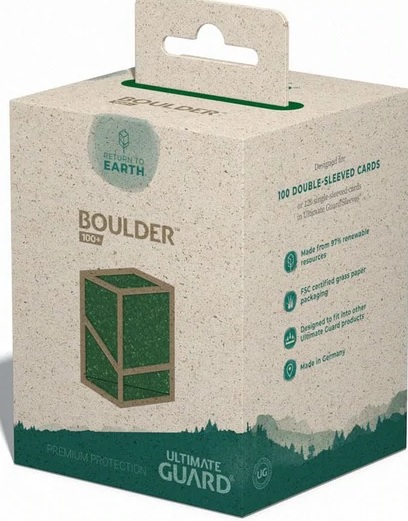 Boulder Deck Case: Standard Size Return to Earth - Green (100+)