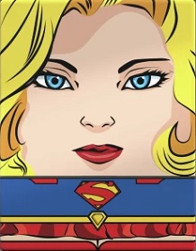 Squaroes: DC Justice League: Supergirl Deck Box