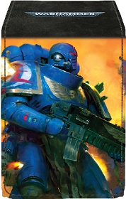Deckbox: Alcove Flip: Warhammer 40K: Space Marines: Adeptus Astartes (100+)