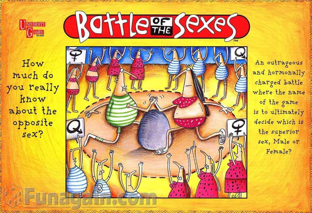 Battle of the Sexes Board Game - USED - By Seller No: 17577 Patrick Costyk
