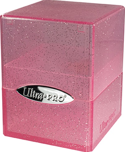 Deck Box: Satin Cube: Glitter Pink