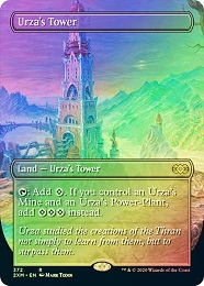 Urza's Tower Full Art (Double Masters Box Topper) - FOIL