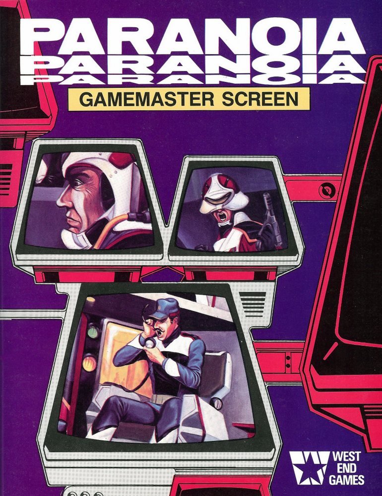 Paranoia 1st Ed: Gamemaster Screen - Used