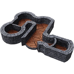 WarLock Tiles: Dungeon Tiles: One Inch Angles and Curves Expansion 