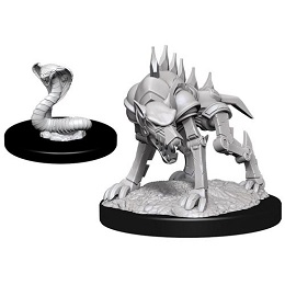 Dungeons and Dragons Nolzurs Marvelous Unpainted Minis Wave 14: Iron Cobra and Iron Defender