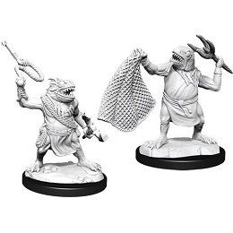 Dungeons and Dragons Nolzurs Marvelous Unpainted Minis Wave 14: Kuo-Toa and Kuo-Toa Whip
