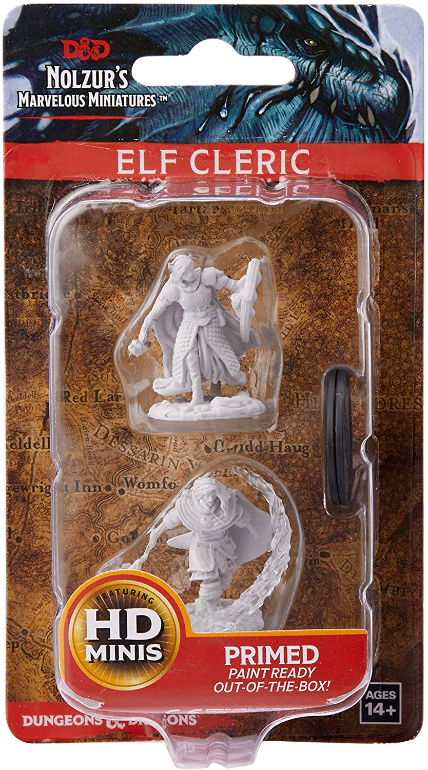 Dungeons and Dragons: Nolzur's Marvelous Unpainted Minis: Elf Cleric Male