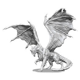 Dungeons and Dragons: Nolzurs Marvelous Unpainted Minis: Adult Blue Dragon Figure 