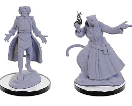 Critical Role Unpainted Miniatures: Wave 5: Lucien Tavelle and Cree Deeproots