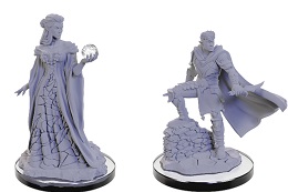Critical Role Unpainted Miniatures: Wave 5: Xhorhasian Mage and Xhorhasian Prowler
