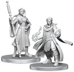 Critical Role Unpainted Miniatures Wave 26: Beauregard Lionett and Caleb Widogast