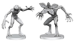 Stranger Things Unpainted Miniatures: Demogorgons