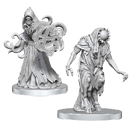 Pathfinder Deep Cuts Unpainted Minis: Aghash and Venedaemon