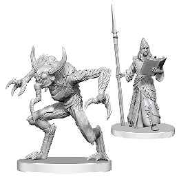 Pathfinder Deep Cuts Unpainted Minis: Vloriak and Demonologist