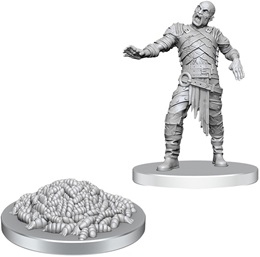 Dungeons and Dragons Nolzurs Marvelous Unpainted Minis Wave 28: Swarm of Rot Grubs and Rot grub Victim