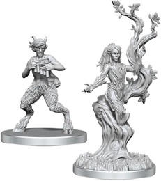 Dungeons and Dragons Nolzurs Marvelous Unpainted Minis Wave 28: Satyr and Dryad