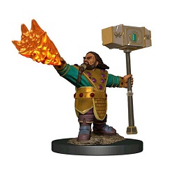 Dungeons and Dragons Fantasy Miniatures: Icons of the Realms Premium Figure: Male Dwarf Cleric