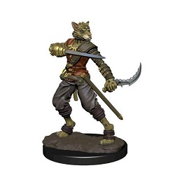 Dungeons and Dragons Fantasy Miniatures: Icons of the Realms Premium Figure: Male Tabaxi Rogue 