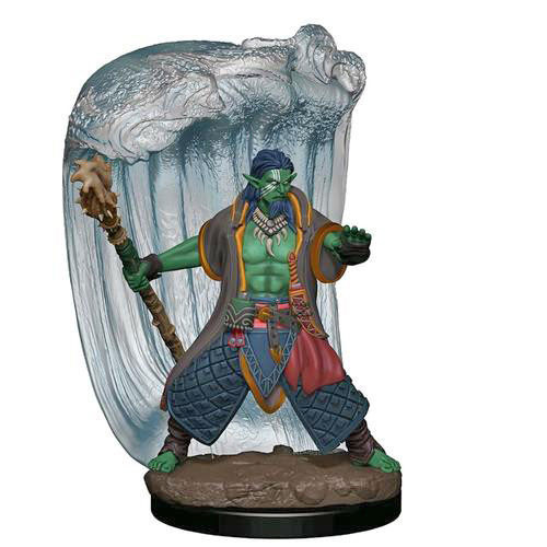Dungeons and Dragons Fantasy Miniatures: Icons of the Realms Premium Figure: Male Water Genasi Druid