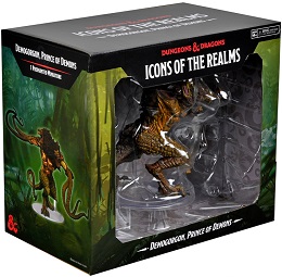 Dungeons and Dragons Fantasy Miniatures: Icons of the Realms Premium Figure: Demogorgon, Prince of Demons
