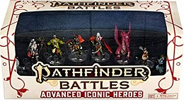 Pathfinder Battles: Advanced Iconic Heroes Painted Miniatures
