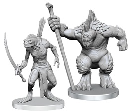 Pathfinder Battles Deep Cuts Unpainted Miniatures Wave 26: Xulgath Skirmisher and Stoneliege